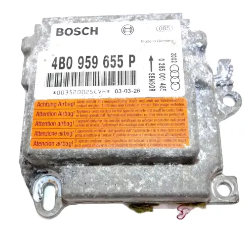 Audi A6 4B C5 Steuergerät Airbag Airbagsteuergerät 4B0959655P 4B0 959 655 AA