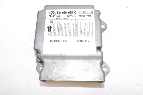 VW Golf 5 Steuergerät Airbagsteuergerät 1K0909605C 02 H013 S2100 (100802)