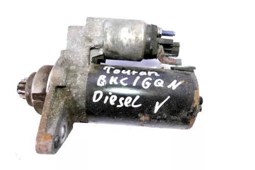 VW Touran Anlasser Starter 02M911023R 1,9 TDI BKC Motor 77kw für 6 Gang Getriebe