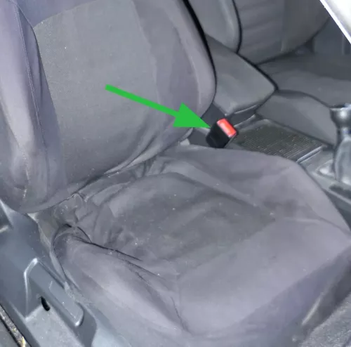VW Golf 5 6 Gurtschloß Schloß Gurt 1K3857756AK vorne rechts Beifahrersitz Sitz (101745)