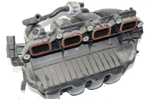 A3 VW Golf 5 V Ansaugbrücke Ansaugkrümmer 03C129711F 1,6 FSI BAG BLF 85kw (102091)