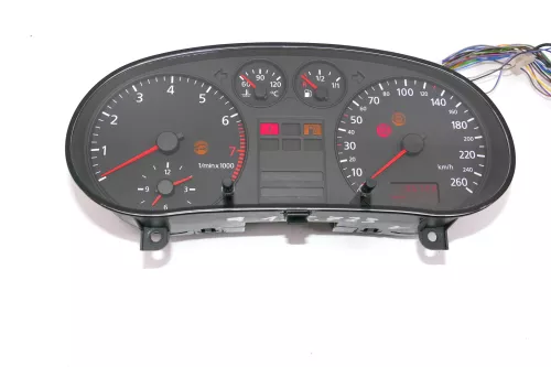 Audi A3 8L Tacho Tachometer Kombiinstrument 8L0919860C 135TKM Benziner 260km/h (102596)