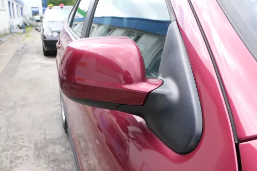 Seat Leon Toledo 1M manueller Spiegel Außenspiegel rechts mit Glas wein-rot LS3R (102872)