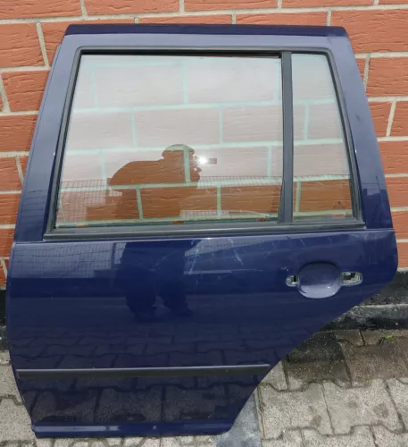 VW Golf 4 Bora Tür hinten links nur Kombi / Variant blau LA5G (102999)
