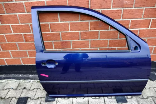 VW Golf 4 Tür vorne rechts Beifahrertür 3-Türer blau LB5N (103544)