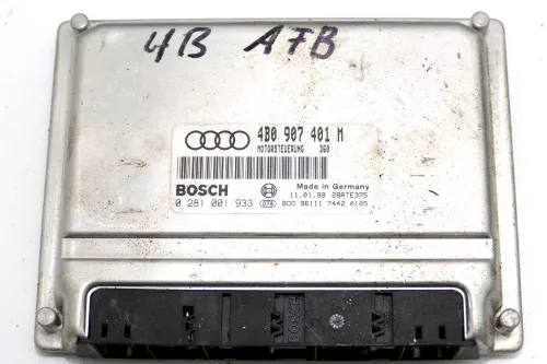 Audi A6 4B Steuergerät 2,5 TDI 110kw 150PS AFB Motor 4B0907401M (103616)