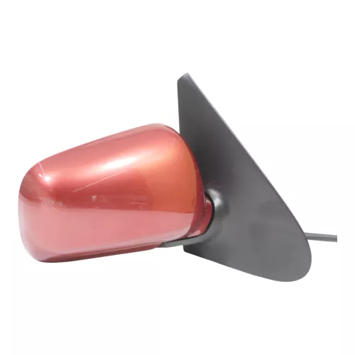 VW Polo 6N manueller manuell Spiegel Außenspiegel rechts mit Glas rot braun LC3M (103747)