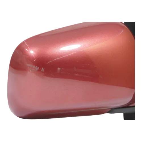 VW Polo 6N manueller manuell Spiegel Außenspiegel rechts mit Glas rot braun LC3M (103747)