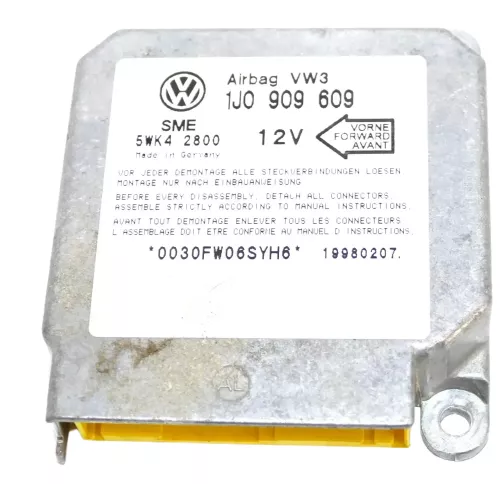 VW Polo 6N Lupo Arosa Steuergerät Airbag Airbagsteuergerät 1J0909609 Golf 4