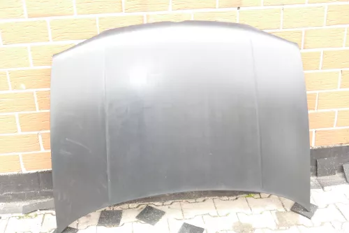 VW Golf 4 Motorhaube Haube Klappe vorne schwarz matt (unprofessionell lackiert) (104317)