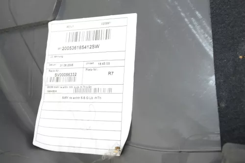 VW Touran Seitenverkleidung Verkleidung Kofferraum hinten rechts Abdeckung anthr (104580)