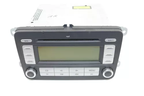 VW Golf 5 Radio CD Player Original RCD300 1K0035186AD MP3 mit Code  (105238)