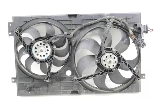 VW Golf 4 Bora Lüfterzarge Lüfter Kühlerlüfter Klimaanlage 1J0121207M 1J0959455M (105553)