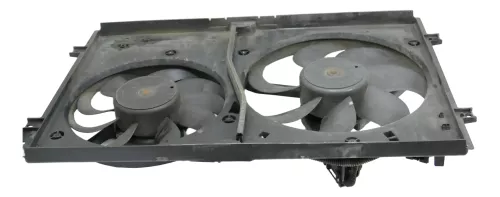 VW Golf 4 Bora Lüfterzarge Lüfter Kühlerlüfter Klimaanlage 1J0121207M 1J0959455M (105553)