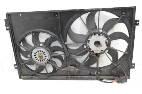 VW Golf 5 Lüfterzarge Lüfter Kühlerlüfter Klimaanlage 1K0998455 Eos Touran (105636)