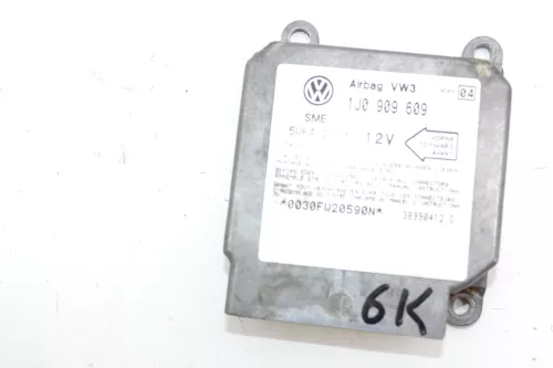 Seat Ibiza 6K Airbagsteuergerät 1J0909609 Index 04 Steuergerät Airbag (106192)