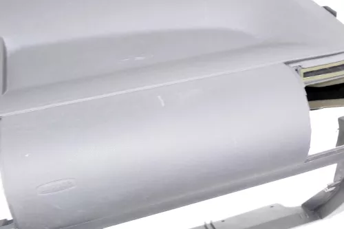 VW Fox 5Z Armaturenbrett Cockpit Amaturbrett schwarz mit Kratzer (106765)