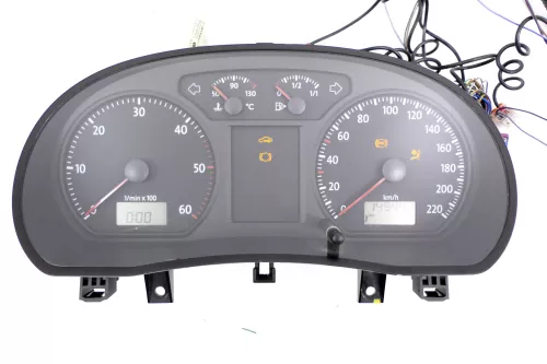 VW Polo 9N Tacho Tachometer Kombiinstrument 149.000km 6Q0920825F 1,4 TDI BMS (107327)