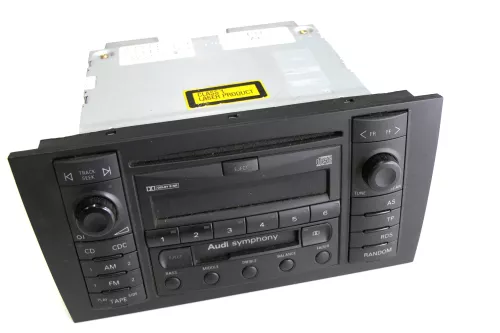 Audi A6 4B Radio CD Player Original Symphony 4B0035195 mit Code (107586)