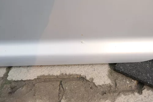 VW Golf 4 Limousine Tür hinten links silber LB7Z (KEINkombi) lackierte Leisten (108207)