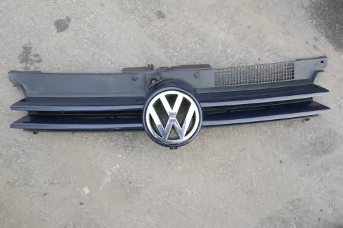VW Golf 4 Grill Kühlergrill VW Zeichen Logo blau LA5G perlblau (108541)
