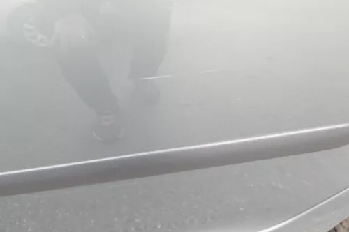 VW Golf 5 V 1K Tür Türrahmen hinten links 4/5-Türer grau LA6Q mit der Scheibe  (108545)