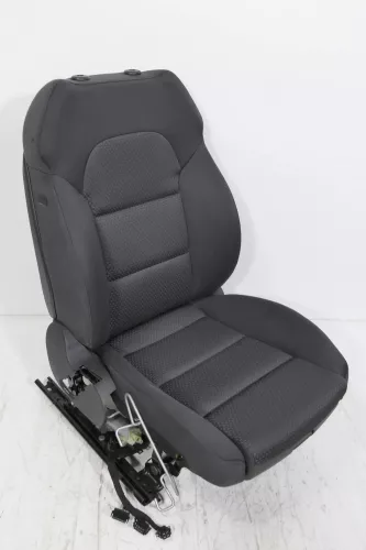 Aud A6 4F C6 Avant Kombi Sitz Beifahrersitz vorne rechts soul schwarz elektrisch (108642)