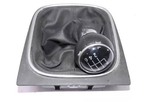 VW Golf 5 Schaltknauf Schaltsack Schaltung Schaltknüppel original Leder