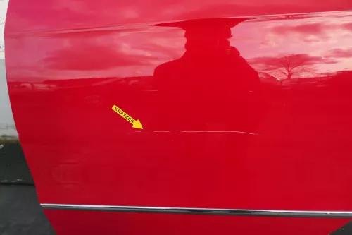 VW Passat 3C Kombi Variant Tür hinten links rot LY3D  (109415)