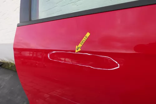 VW Passat 3C Kombi Variant Tür hinten links rot LY3D (109415)