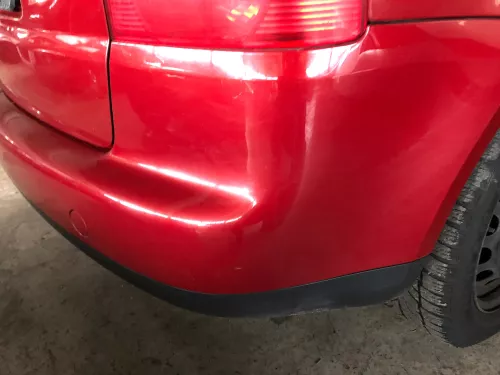 VW Touran 1T Stoßstange hinten Heckstoßstange Stoßfänger rot braun LA3W bis2010 (109580)