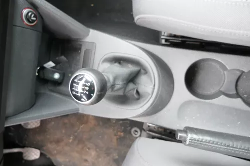 VW Touran 1T Schaltknauf Schaltsack Schaltung Schaltknüppel anthrazit/schwarz (110376)