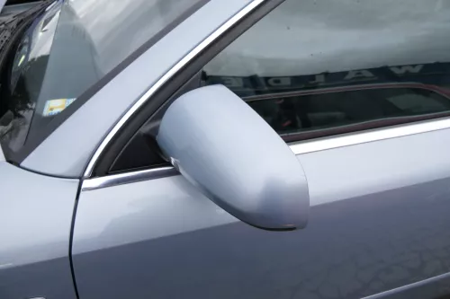 Audi A4 B6 8E Spiegel Außenspiegel links elektrisch verstellbar grau blau LY7R (110517)