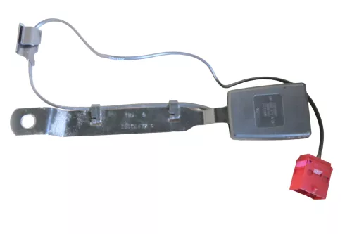 Skoda Fabia Gurtschloß Schloß Gurt 5J0858471A vorne links Fahrersitz Sitz (111181)