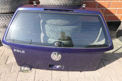 VW Polo 6N2 Heckklappe Klappe hinten Kofferraumklappe blau LB5N (111306)
