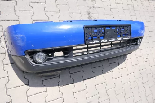 VW Lupo Stoßstange vorne Frontstoßstange Stoßfänger blau LW5Z (111556)