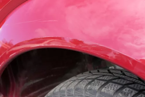 Audi A2 8Z Kotflügel vorne rechts rot LY3C (111640)