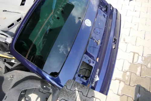 VW Sharan 7M Heckklappe Scheibe Klappe hinten ab Bj.2000 blau LB5N (111679)