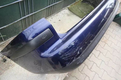 VW Sharan 7M Stoßstange Stoßfänger hinten Heckstoßstange blau LB5N ab Bj. 2000 (111696)