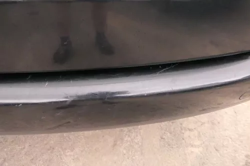 VW Touran 1T Stoßstange hinten Heckstoßstange Stoßfänger schwarz LC9X (112127)