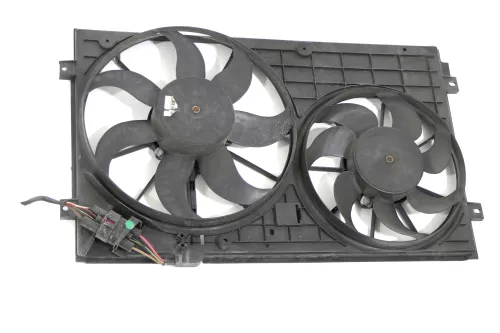 VW Golf 5 Lüfterzarge Lüfter Kühlerlüfter Klimaanlage 1K0121207T Eos Touran (112821)