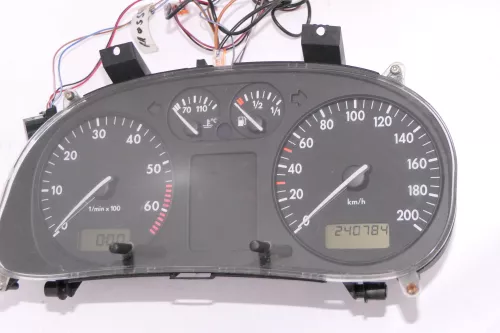 VW Polo 6N Tacho Tachometer Kombiinstrument 240.000km 6N0919860T 6N0919860R (113618)