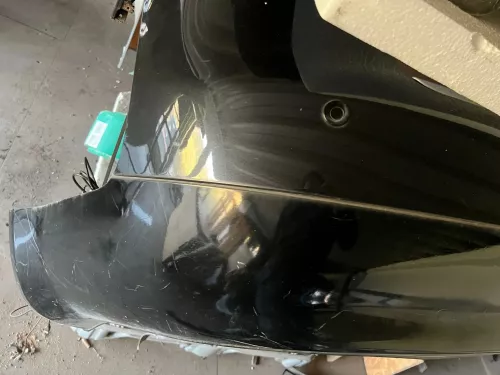 Audi A4 8E B6 Kombi Avant Stoßstange hinten mit Spoiler schwarz LZ9W (113690)