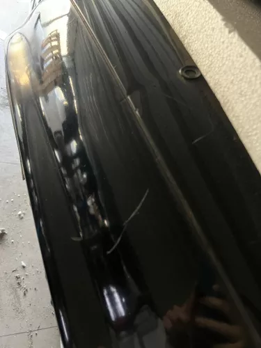 Audi A4 8E B6 Kombi Avant Stoßstange hinten mit Spoiler schwarz LZ9W (113690)
