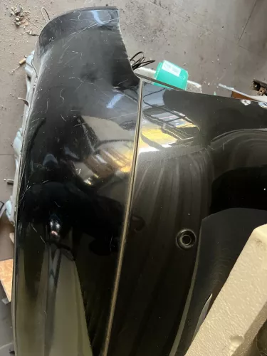 Audi A4 8E B6 Kombi Avant Stoßstange hinten mit Spoiler schwarz LZ9W (113690)