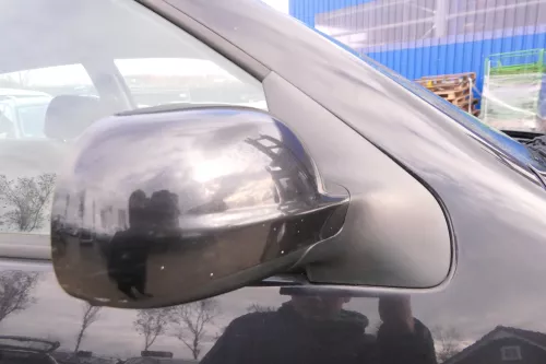 Golf 4 Bora elektrischer Spiegel vorne rechts Außenspiegel schwarz LC9Z Glas (113724)