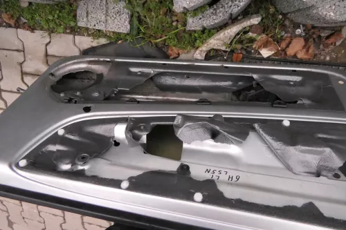 VW Lupo Seat Arosa Tür vorne links Fahrertür silber LS5N ohne Anbauteile (mechan (113774)