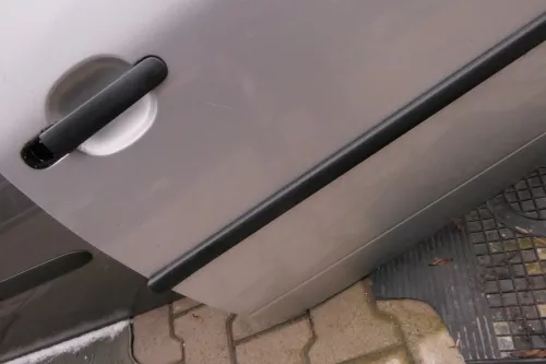 VW Lupo Arosa Tür vorne rechts Beifahrertür silber LS5N ohne Anbauteile (Mechani (113776)