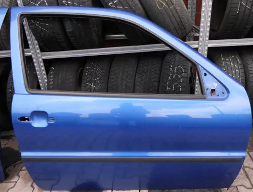 VW Polo 6N 6N2 Tür vorne rechts Beifahrertür 2/3-Türer blau LA5M (113974)