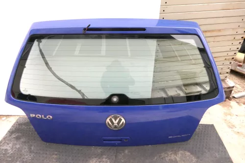 VW Polo 6N2 Heckklappe Klappe hinten Kofferraumklappe blau LA5C (114320)